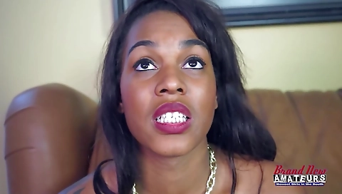 Sexy young risky babe