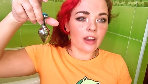 Blonde with huge natural tits gets a creampie sways leadter