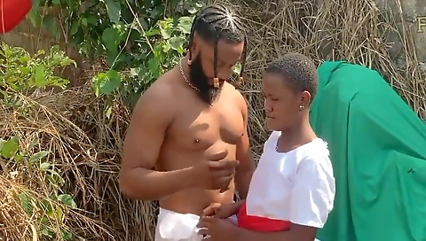 Sexy young girl with huge ass fucking