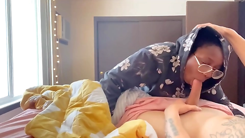 Make & sex with natural tits