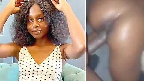Ebony Webslut Gets Her Ass